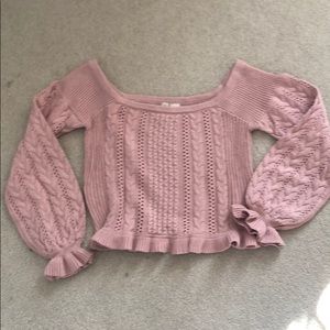 Divided sweater